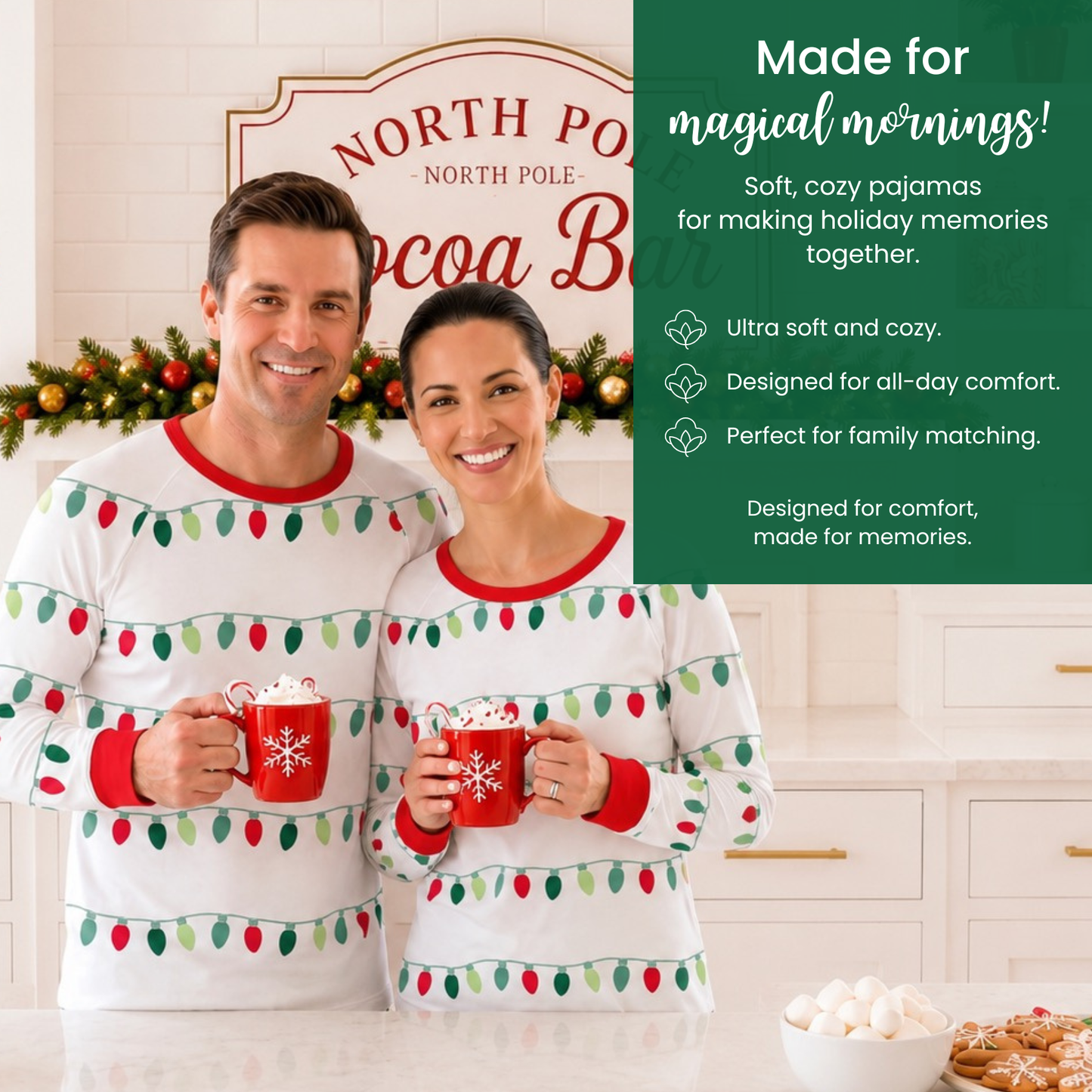 Elfin Jammies™ Adult Matching Pajamas