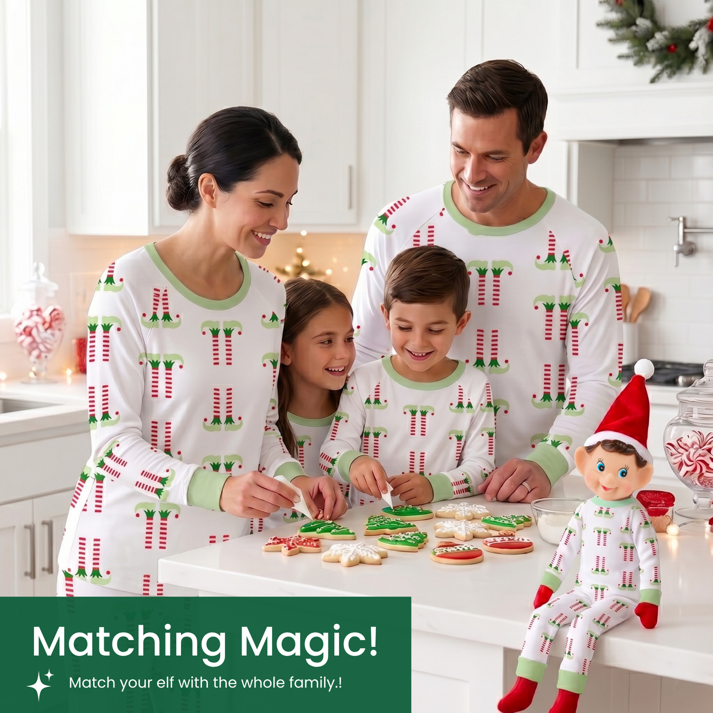 Elfin Jammies™ Elf Matching Pajamas