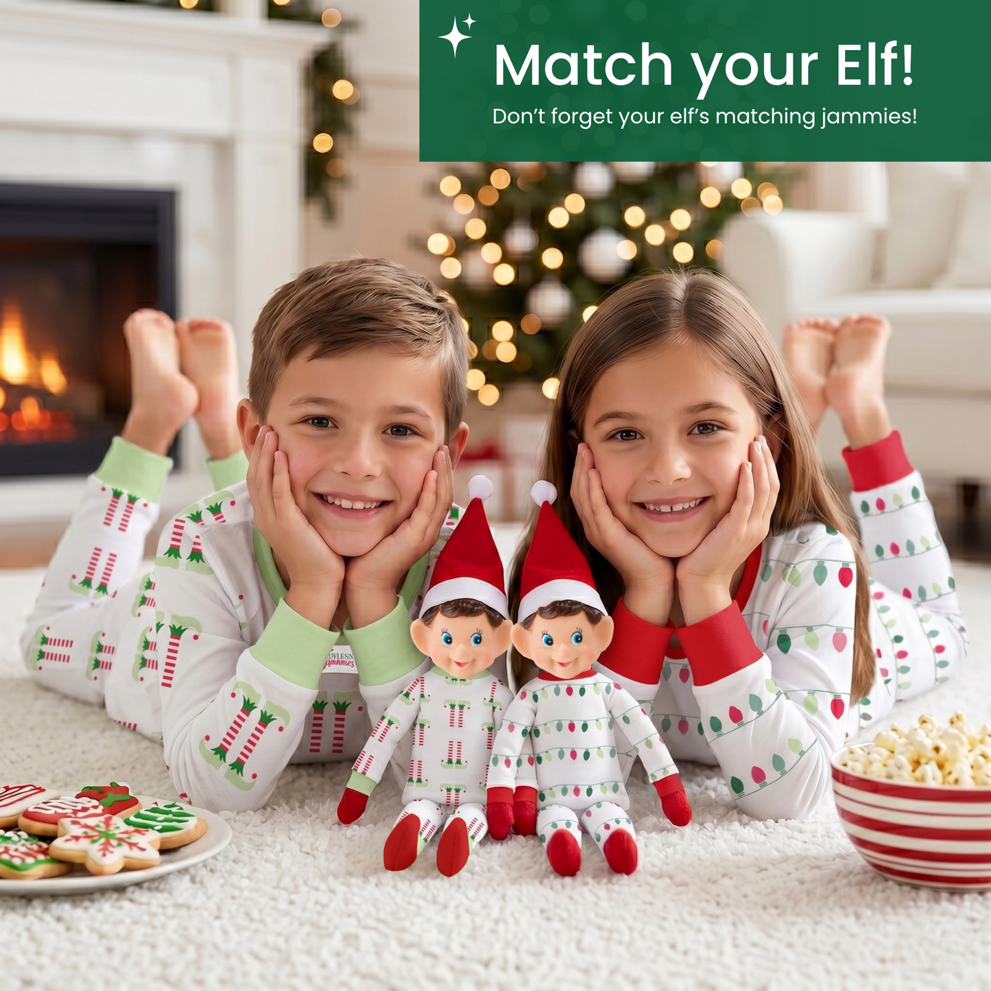 Elfin Jammies™ Children's Matching Pajamas