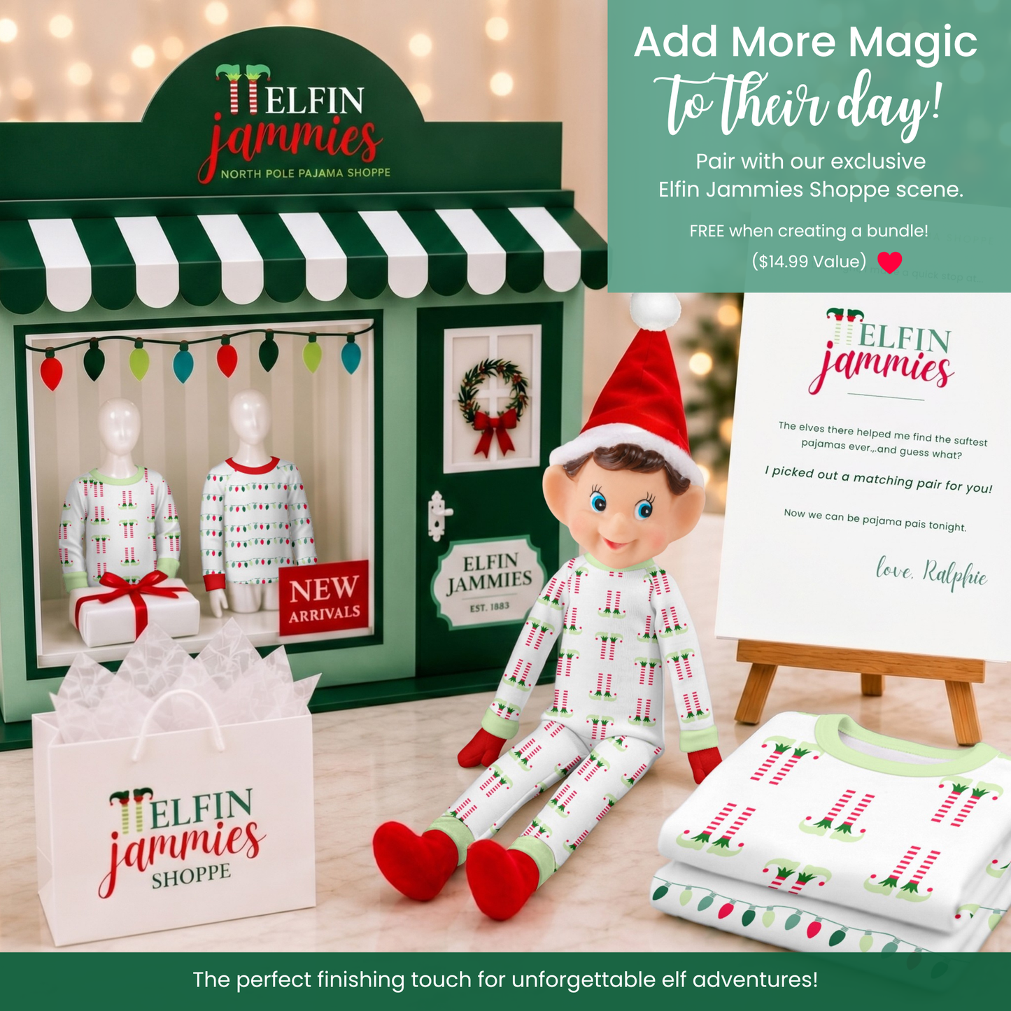 Elfin Jammies™ Elf Matching Pajamas